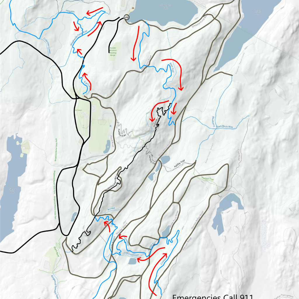 Ringwood Trail Map